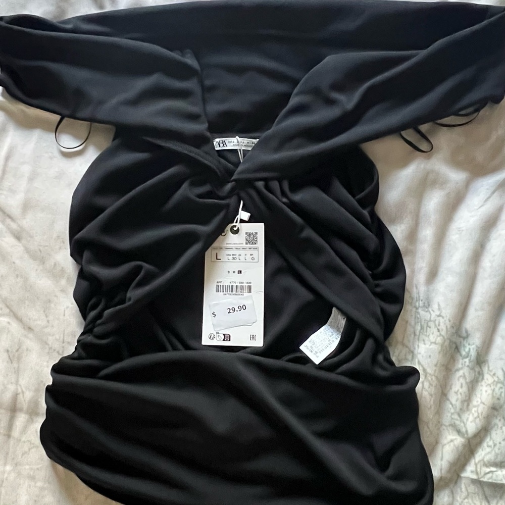 Black  Cut Out Top.